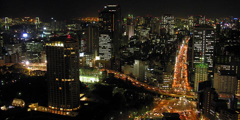 東京タワーからの夜景2