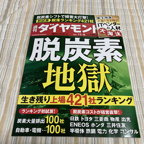 週刊ダイヤモンド 脱炭素地獄